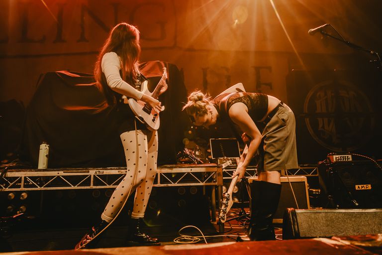 Blush performing in Adelaide at Hindley Street Music Hall